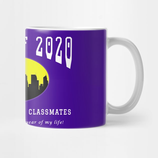 Class of 2020 - Purple, Yellow and White Colors by The Black Panther